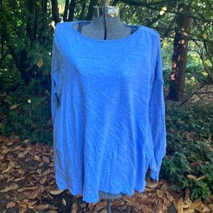 J. Jill light blue boatneck sweater